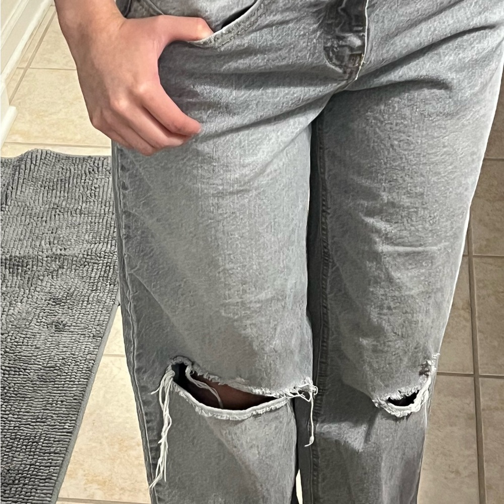 Wild Fable Gray Distressed Women Jeans
